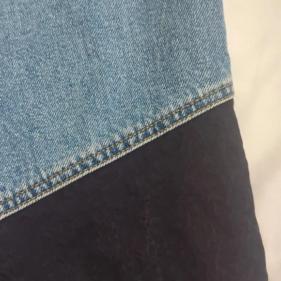 Urban Outfitters BDG Byron Spliced Denim Joggers, Color Blue/Black Size 24 - Picture 8 of 15